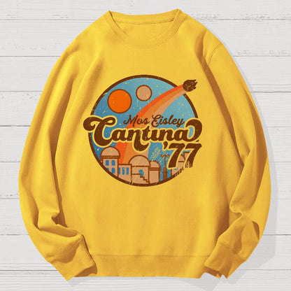 Vintage Hangout 77 Geek Cotton Sweatshirt