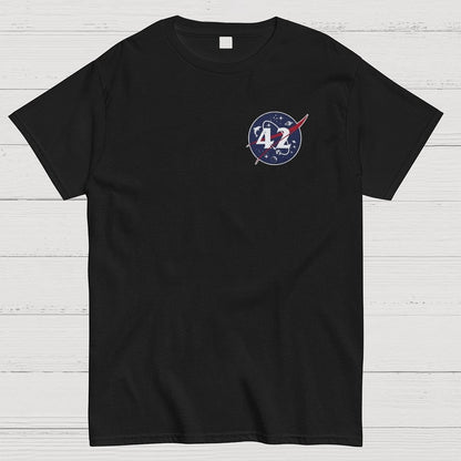42 Life Universe and Everything Front And Back Printing Geek T-Shirt