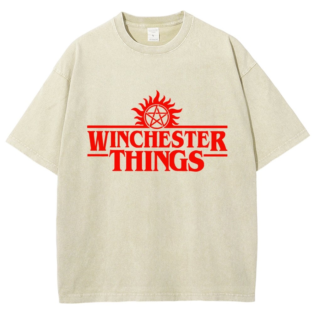 Winchester Things Vintage Distressed T-shirt
