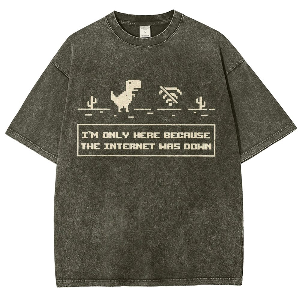 Offline Dino Vintage Distressed T-shirt