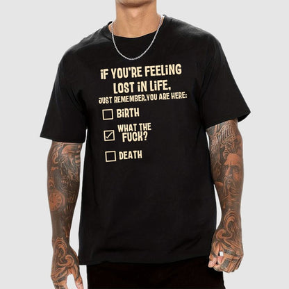 Life Checkpoint ：You Are Here Geek T-Shirt