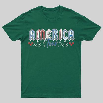 Retro America Tour 1776 Funny T-Shirt Gift