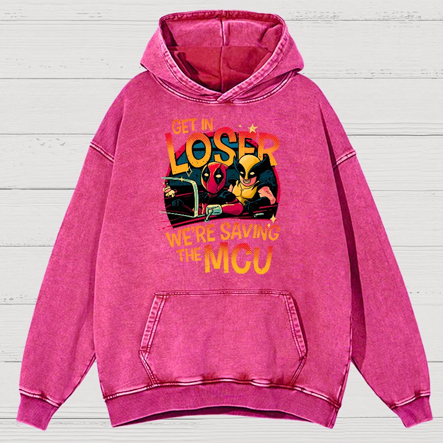 Saving The Universe Vintage Distressed Hoodie