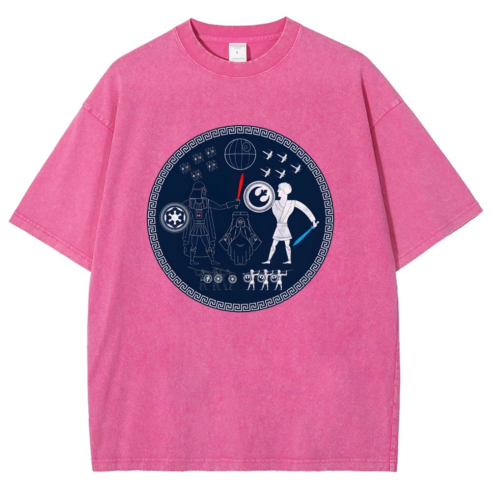 Greek Wars Vintage Distressed T-shirt