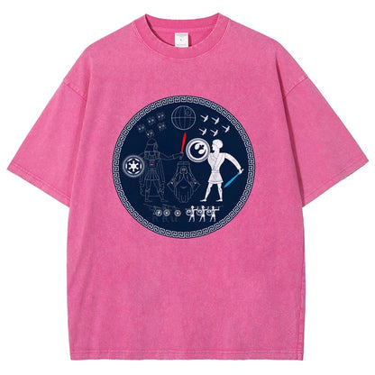Greek Wars Vintage Distressed T-shirt
