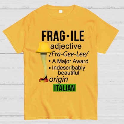 Funny Christmas Fragile Major Award Leg Lamp Geek T-Shirt