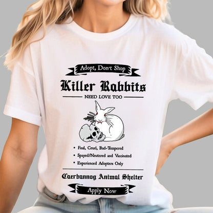 Adopt a Killer Rabbit Geek T-Shirt
