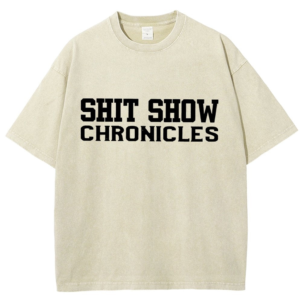 Shit Show Chronicles Vintage Distressed T-shirt