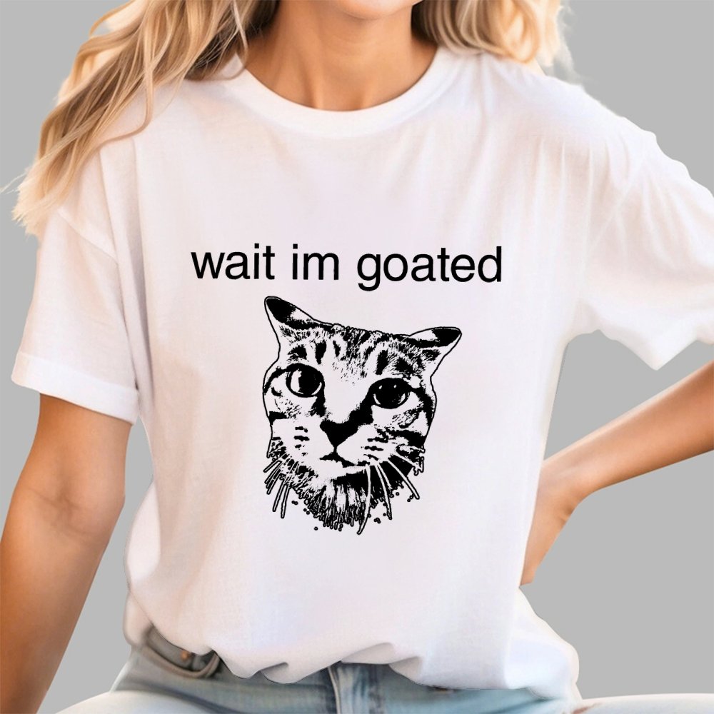 Wait I'm Goated Geek T-Shirt