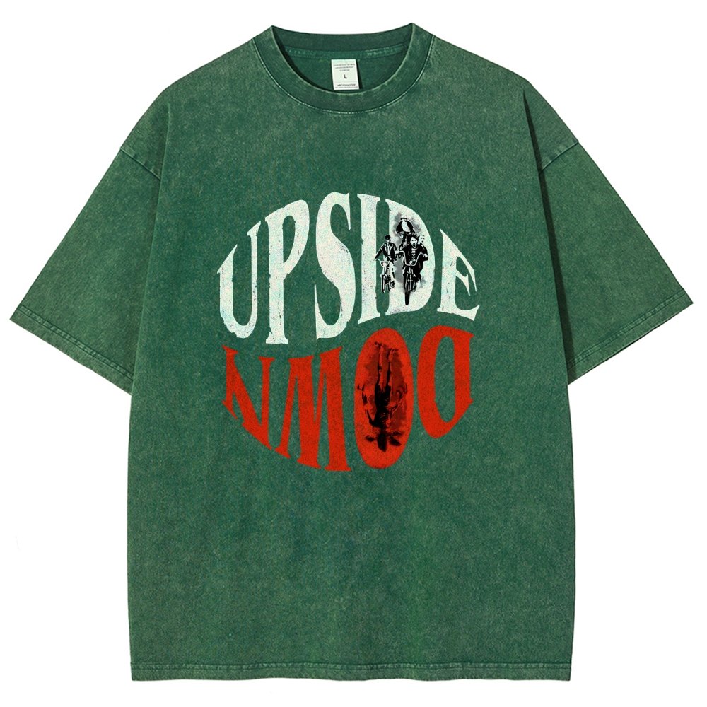 Upside Down Vintage Distressed T-shirt