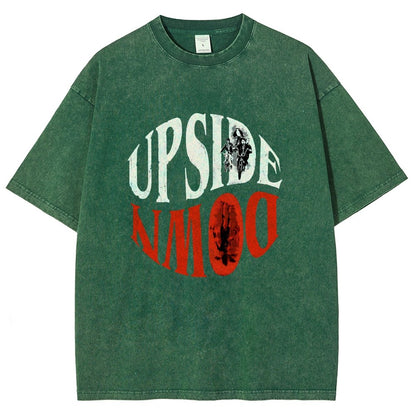 Upside Down Vintage Distressed T-shirt