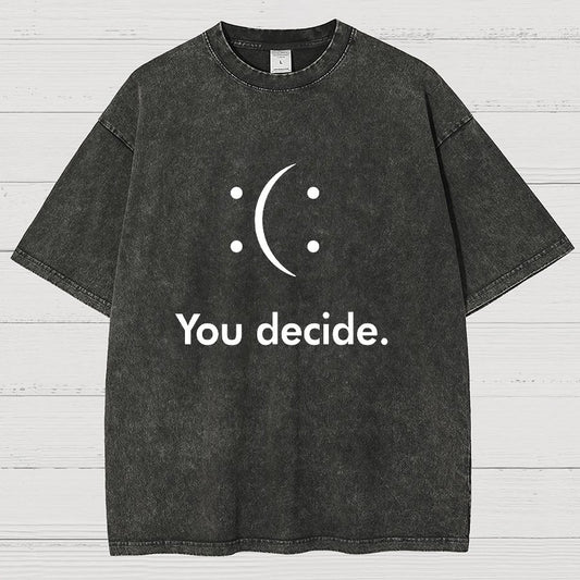 You Decide Vintage Distressed T-shirt