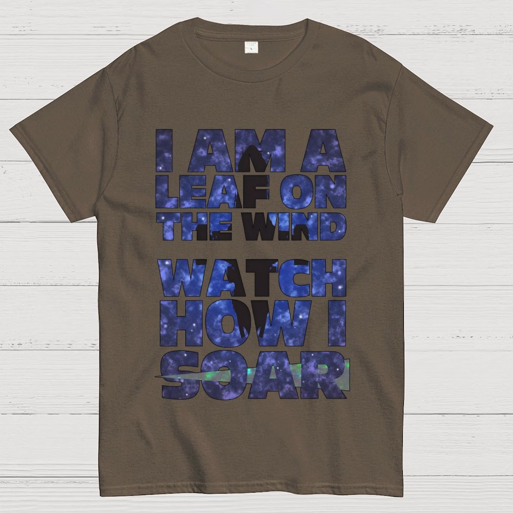 Leaf on the Wind Unisex Geek T-Shirt