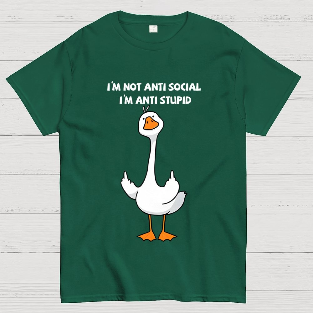 I’m not antisocial I’m antistupid  Geek T-Shirt
