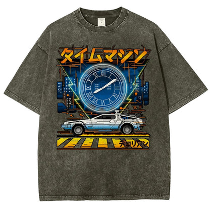 Time Machine Vintage Distressed T-shirt