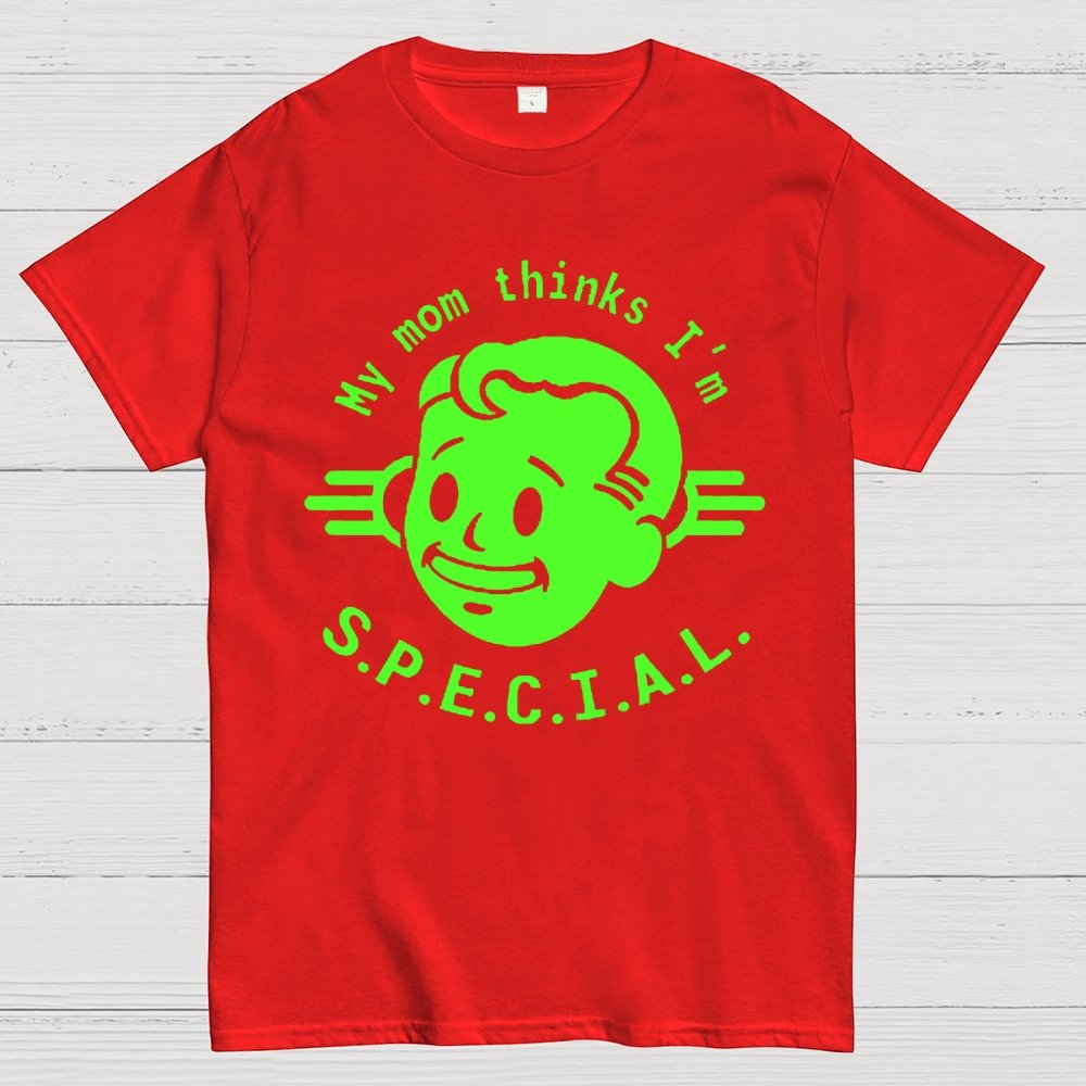 My Mom Thinks I'm S.P.E.C.I.A.L. Geek T-Shirt