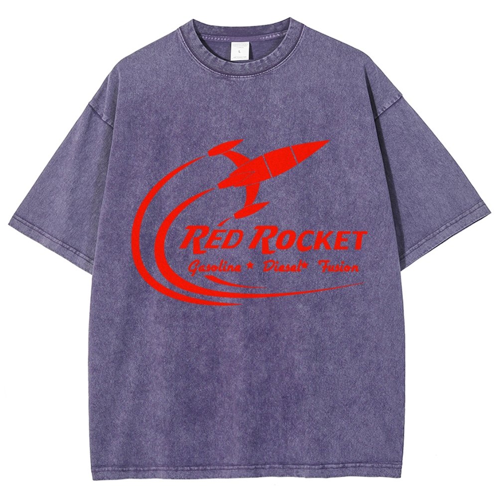 Red Rocket Fuel Vintage Distressed T-shirt