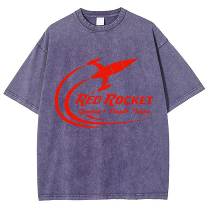 Red Rocket Fuel Vintage Distressed T-shirt
