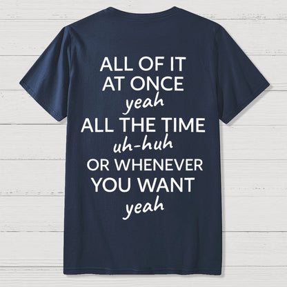 Do It Lady Front And Back Printing Geek T-Shirt