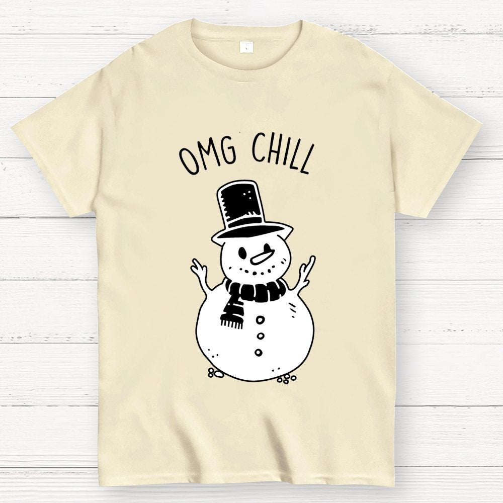 OMG Chill Christmas Geek T-Shirt