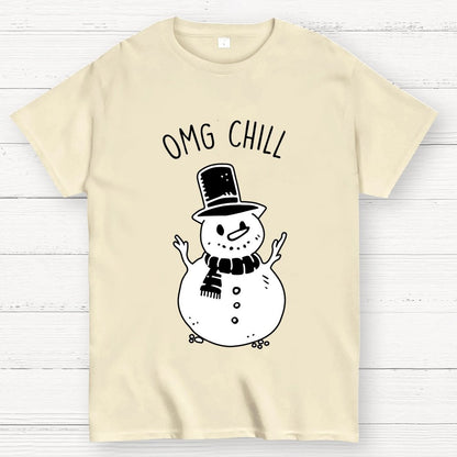 OMG Chill Christmas Geek T-Shirt
