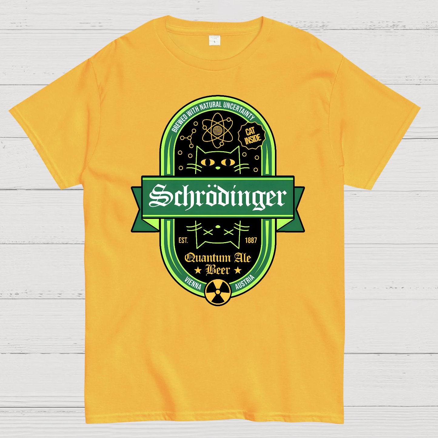 Schrodinger Quantum Ale Beer Geek T-Shirt