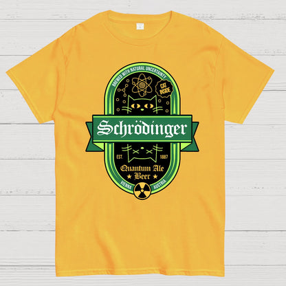 Schrodinger Quantum Ale Beer Geek T-Shirt