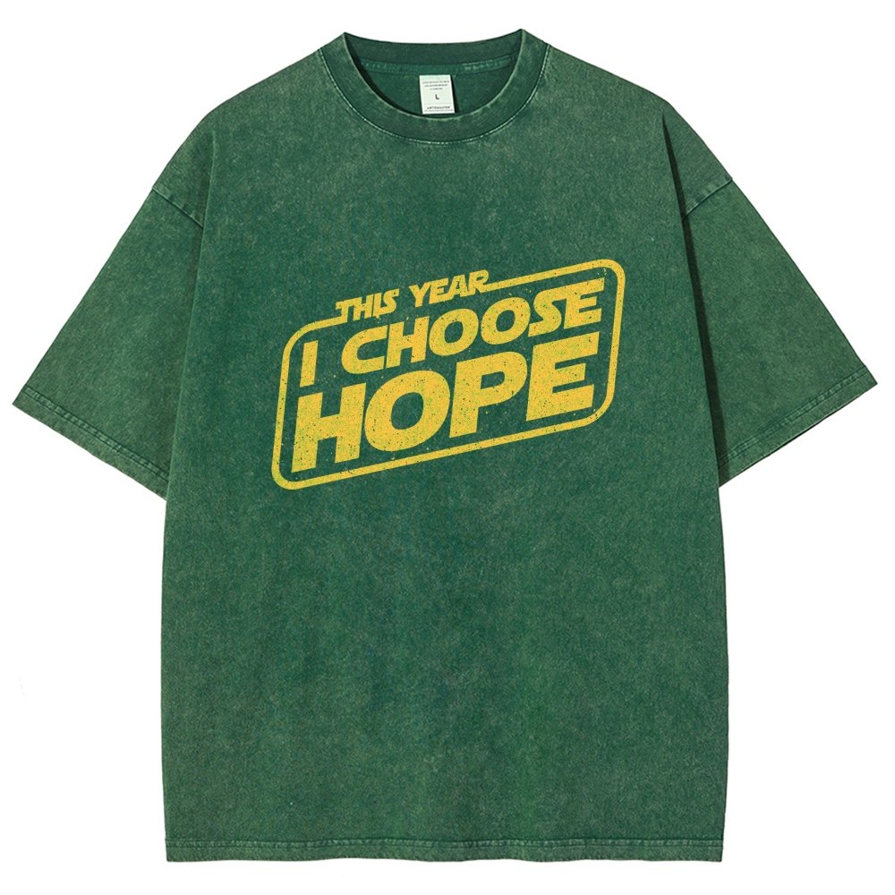 I Choose Hope Vintage Distressed T-shirt