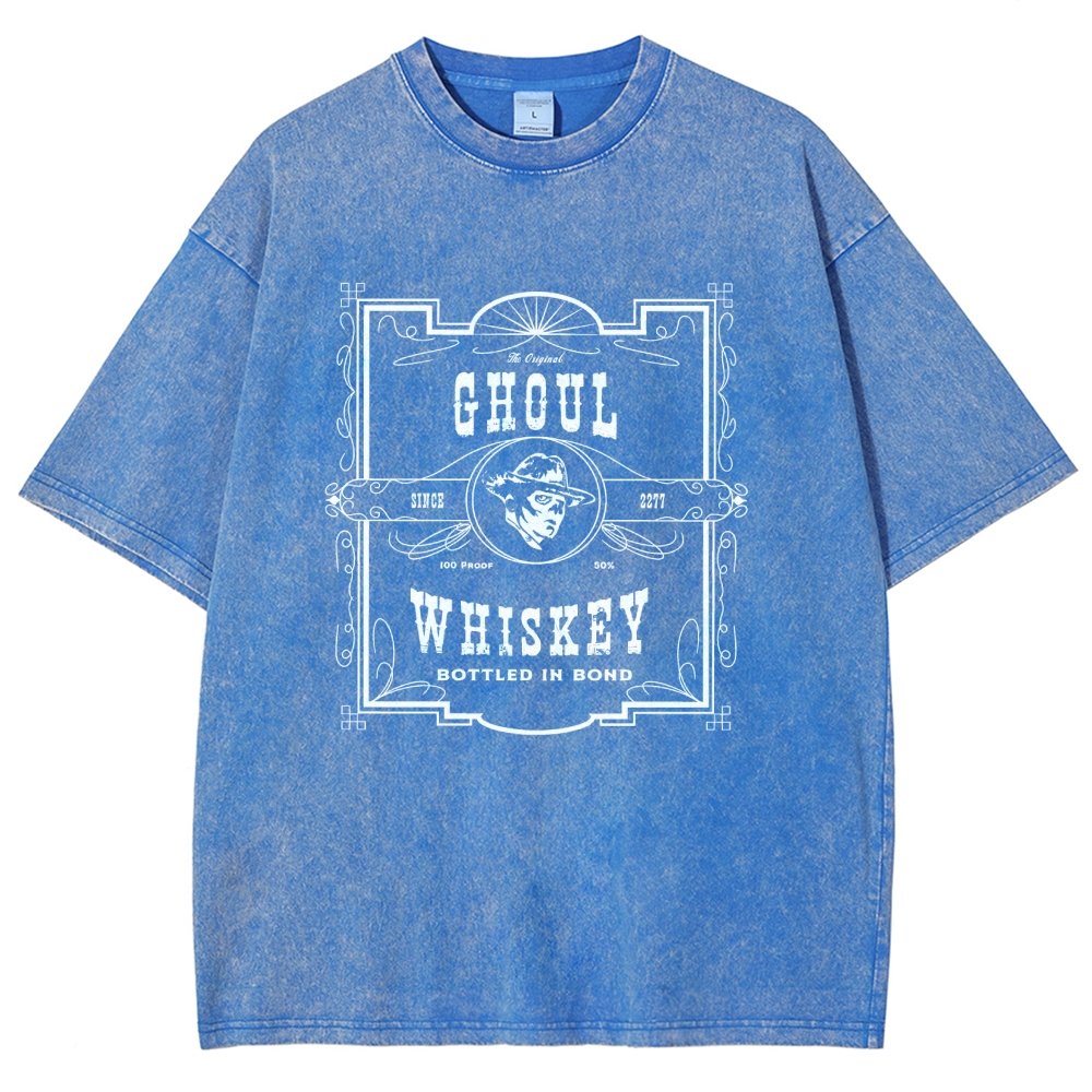 Ghoul Whiskey Vintage Distressed T-shirt
