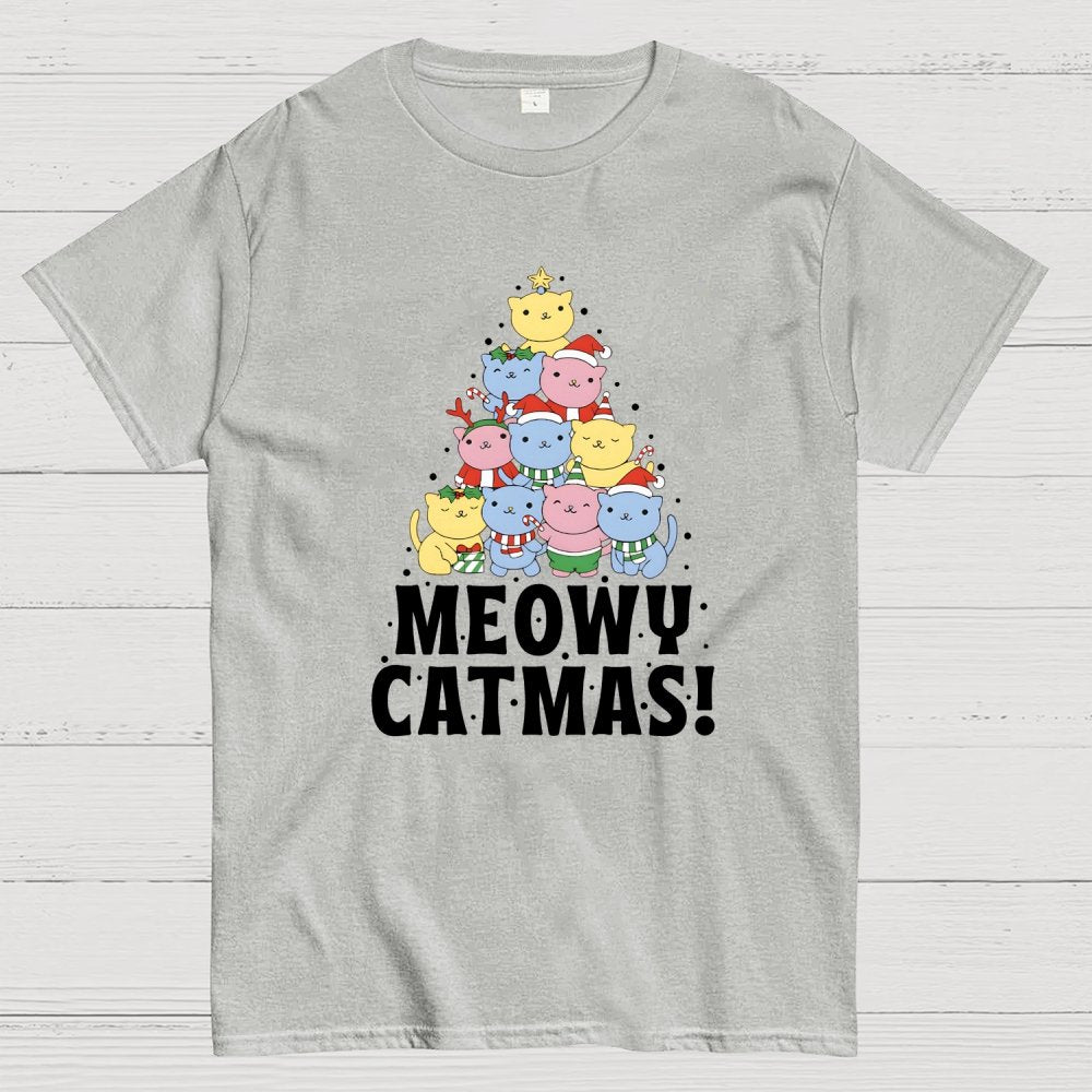 Meowy Catmas! Geek T-Shirt