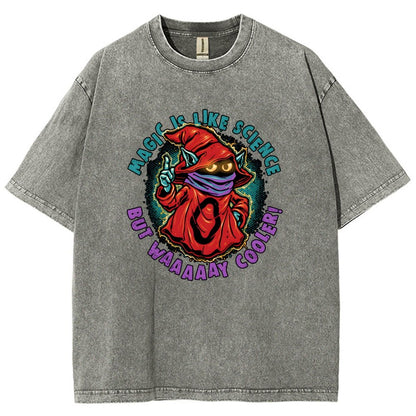 Magic Is Like Science Vintage Distressed T-shirt