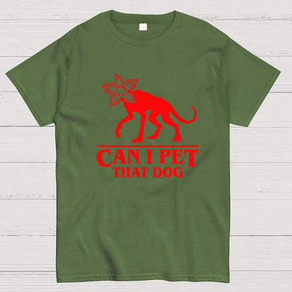 Can I Pet That Dog Demo gorgo Devil Geek T-Shirt