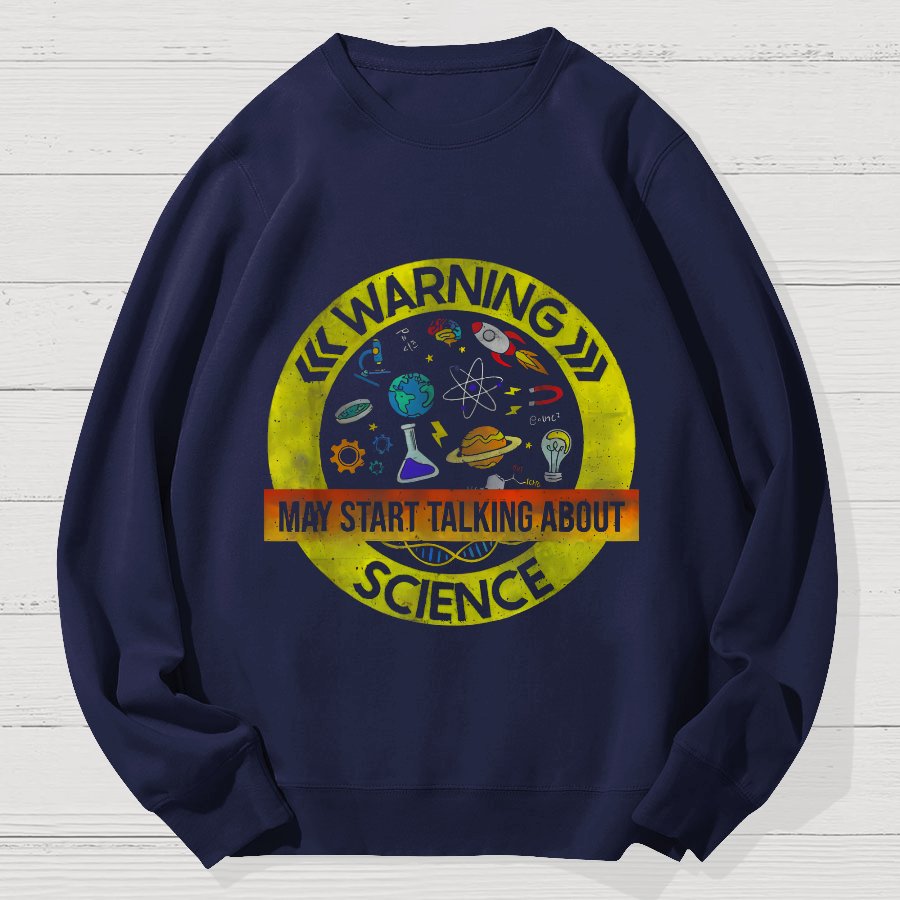 Funny Science Lover Geek Cotton Sweatshirt