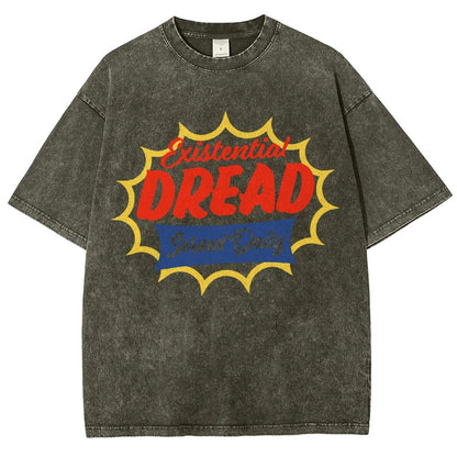 Existential Dread Vintage Distressed T-shirt