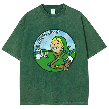 Mystic Milk Vintage Distressed T-shirt