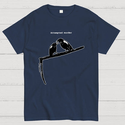 Crow Scythe Attempted Murder Geek T-Shirt