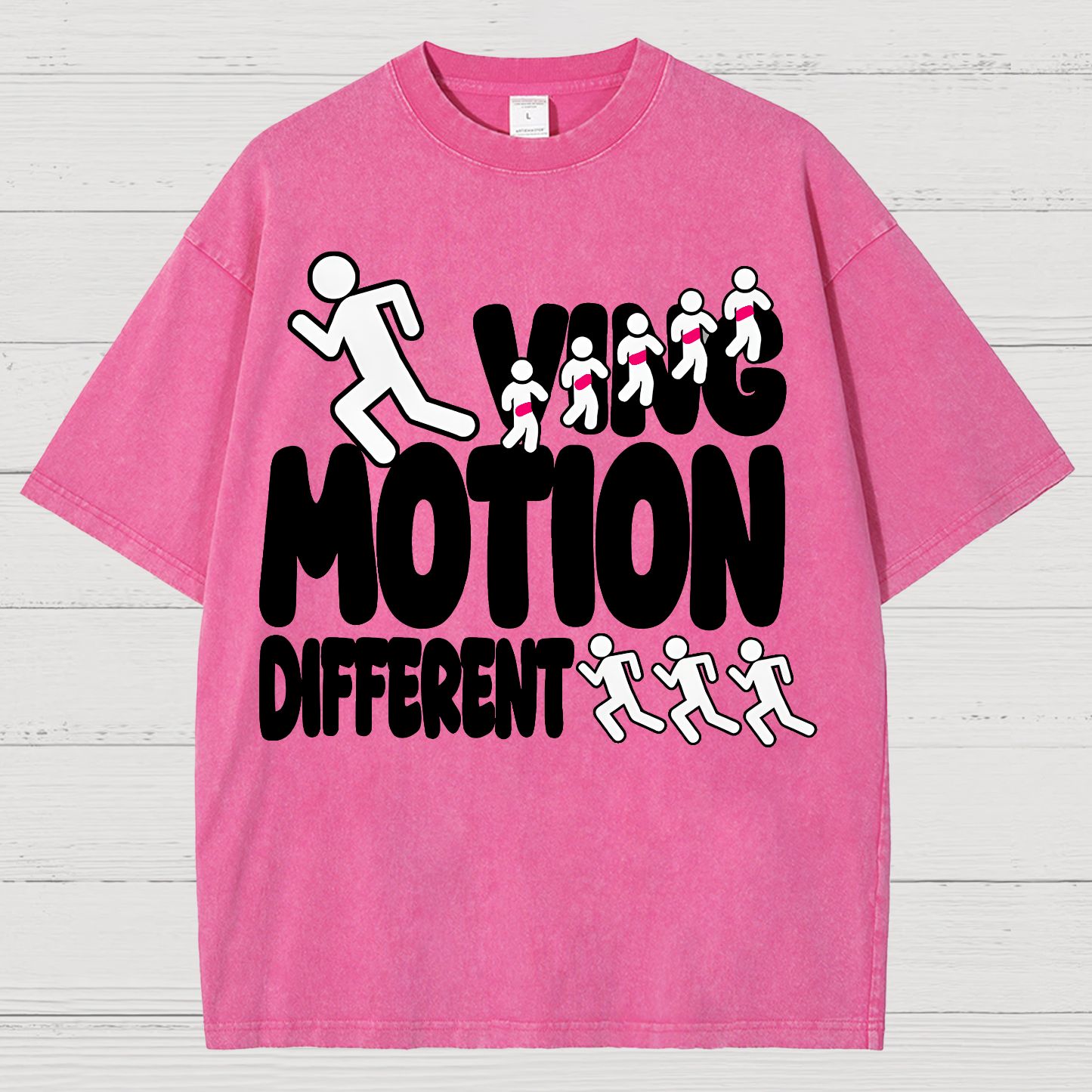 Ving Motion Different Funny Vintage Distressed T-shirt