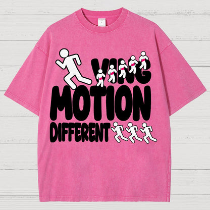 Ving Motion Different Funny Vintage Distressed T-shirt