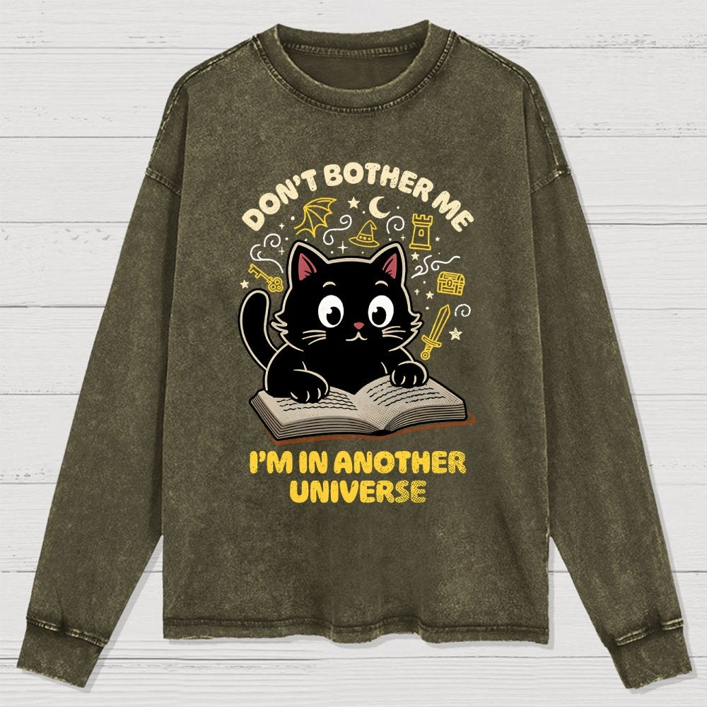 I'm In Another Universe Washed Long Sleeve Tee