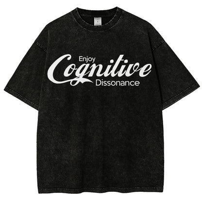 Enjoy Cognitive Dissonance Vintage Distressed T-shirt