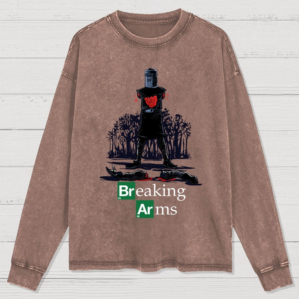 Breaking Arms Washed Long Sleeve Tee