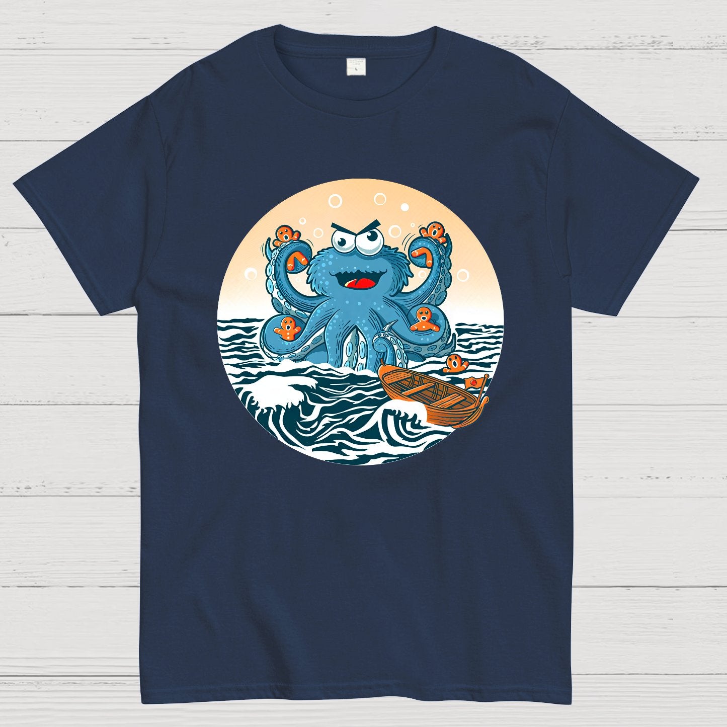 Cookie Kraken Attack Geek T-Shirt