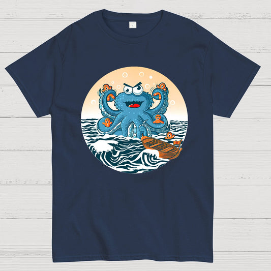 Cookie Kraken Attack Geek T-Shirt
