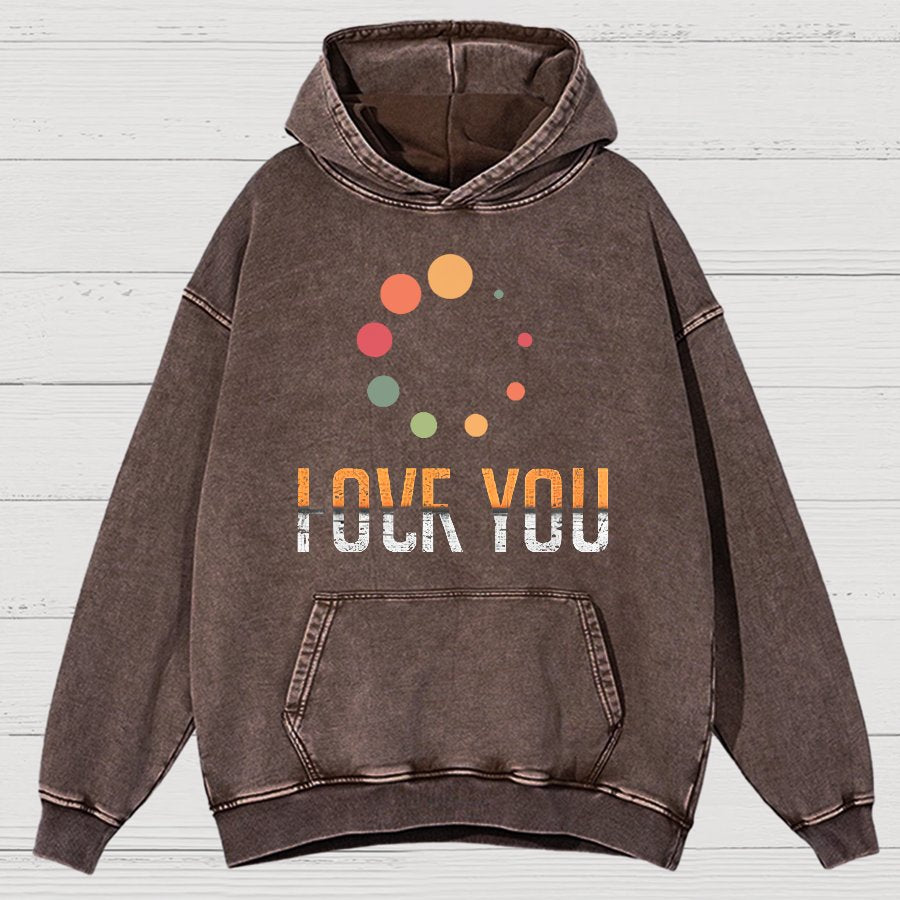 Complex Emotions Loading Vintage Distressed Hoodie