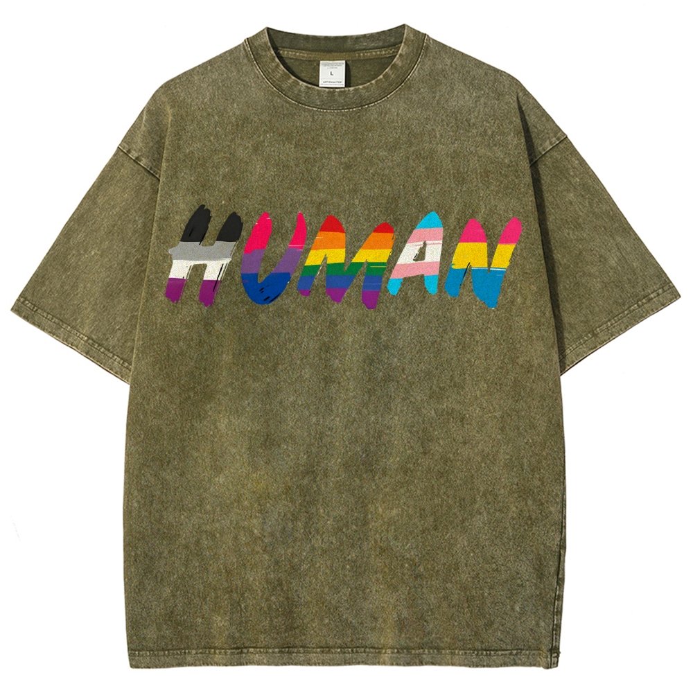 Human Vintage Distressed T-shirt