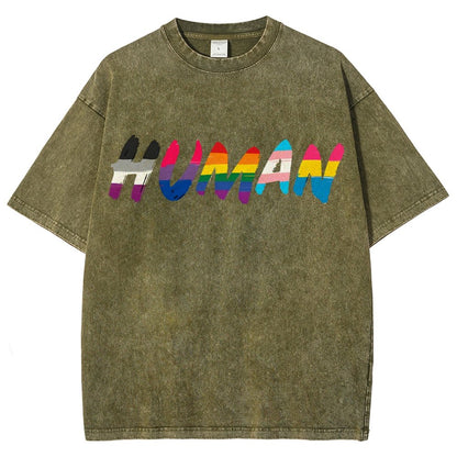 Human Vintage Distressed T-shirt
