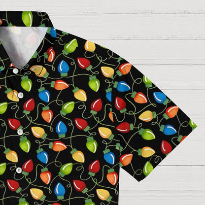 Christmas Lights Printing Geeky Shirt