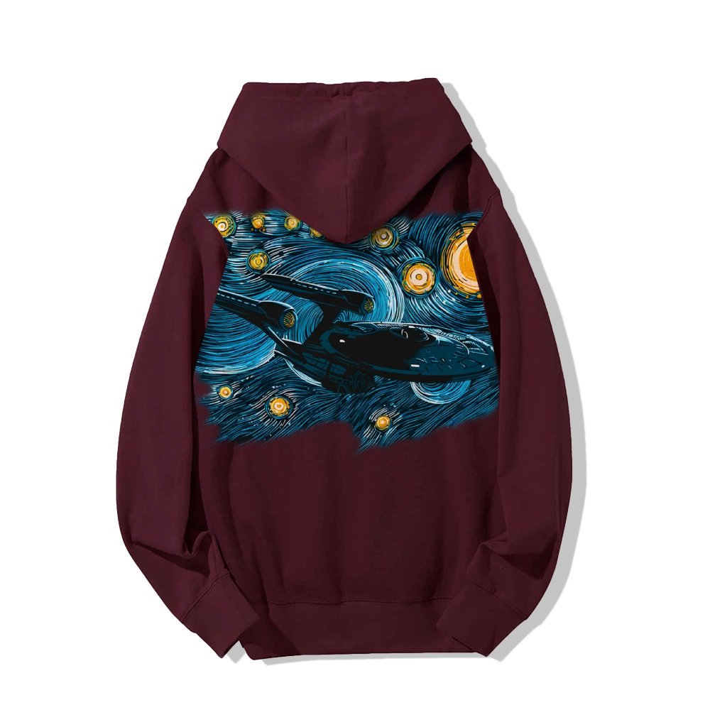 Printed Back Cotton Hoodie