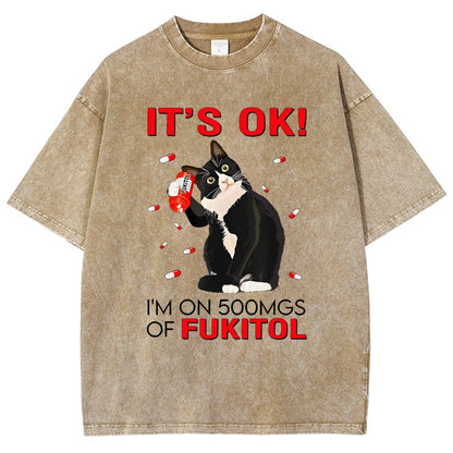 It's Ok Vintage Distressed T-shirt