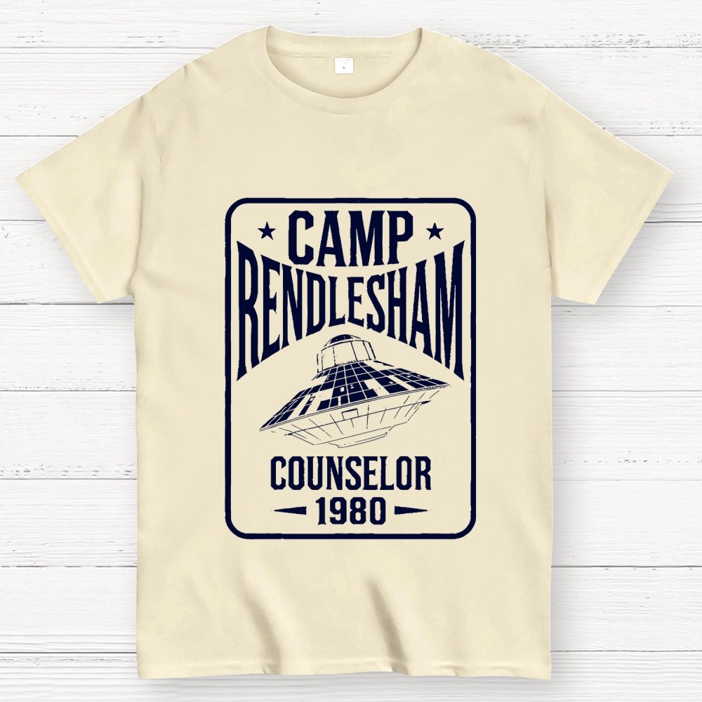 Camp Rendlesham Counselor 1980 UFO Unisex Geek T-Shirt